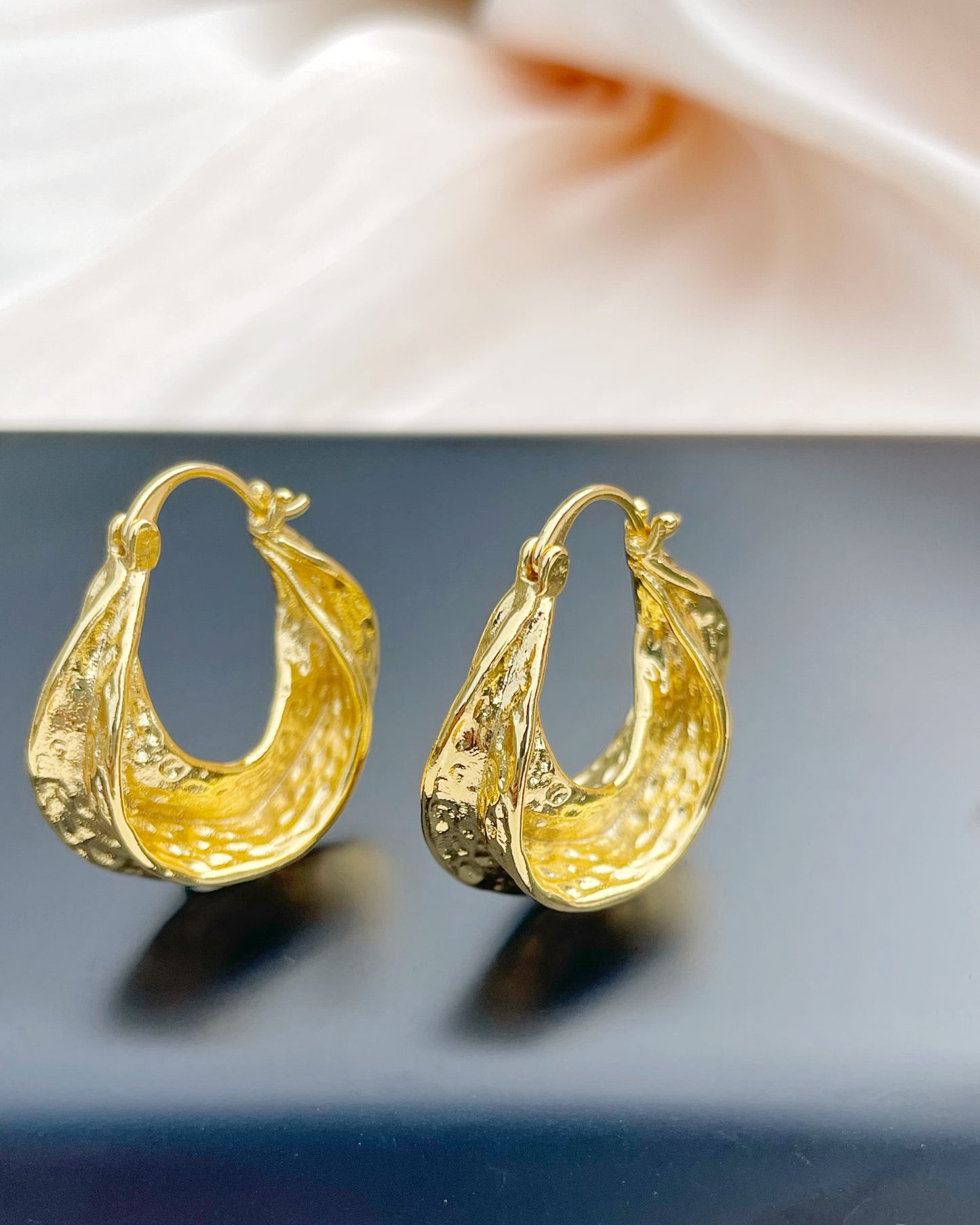 Molten Gold Hoops