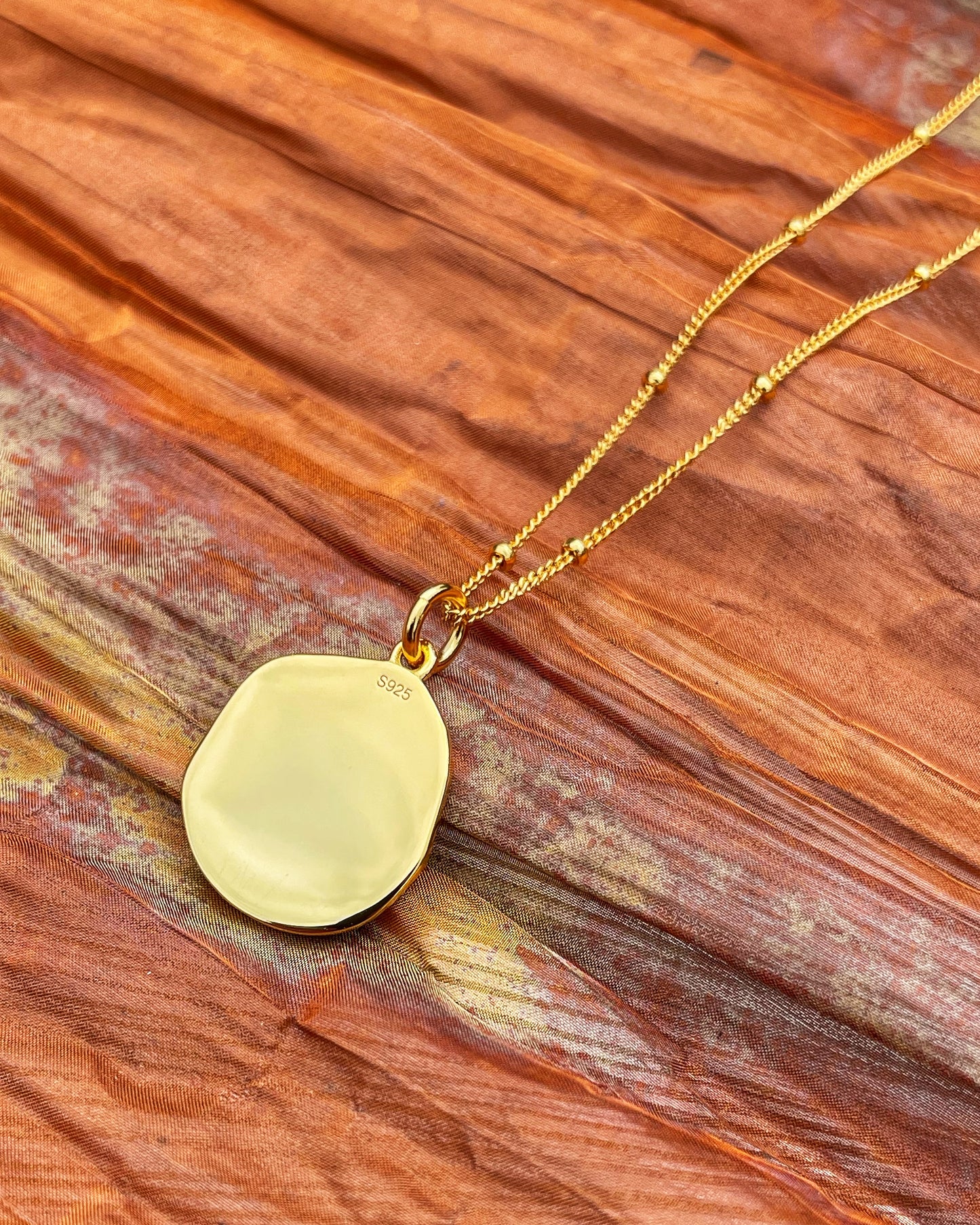 Lapis Vine Pendant Necklace