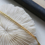 Lumi Duo Chain Bracelet – Gold Stainless Steel Layered Bracelet