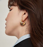 Molten Gold Hoops
