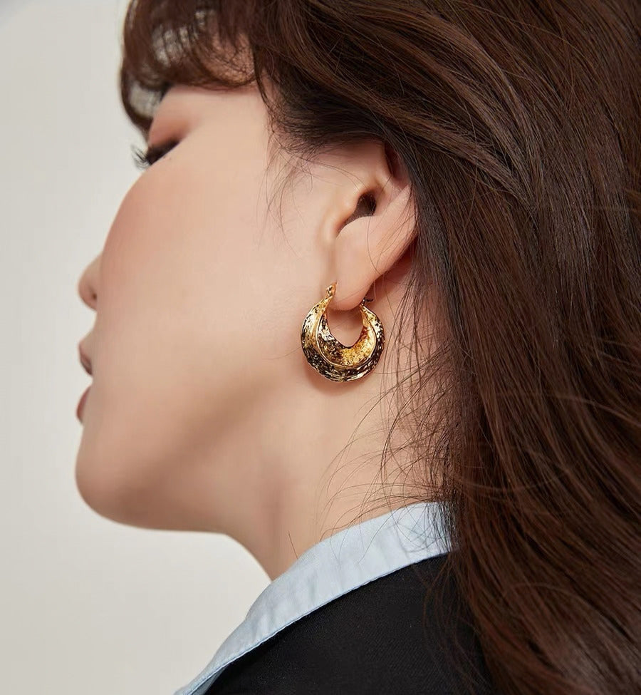 Molten Gold Hoops
