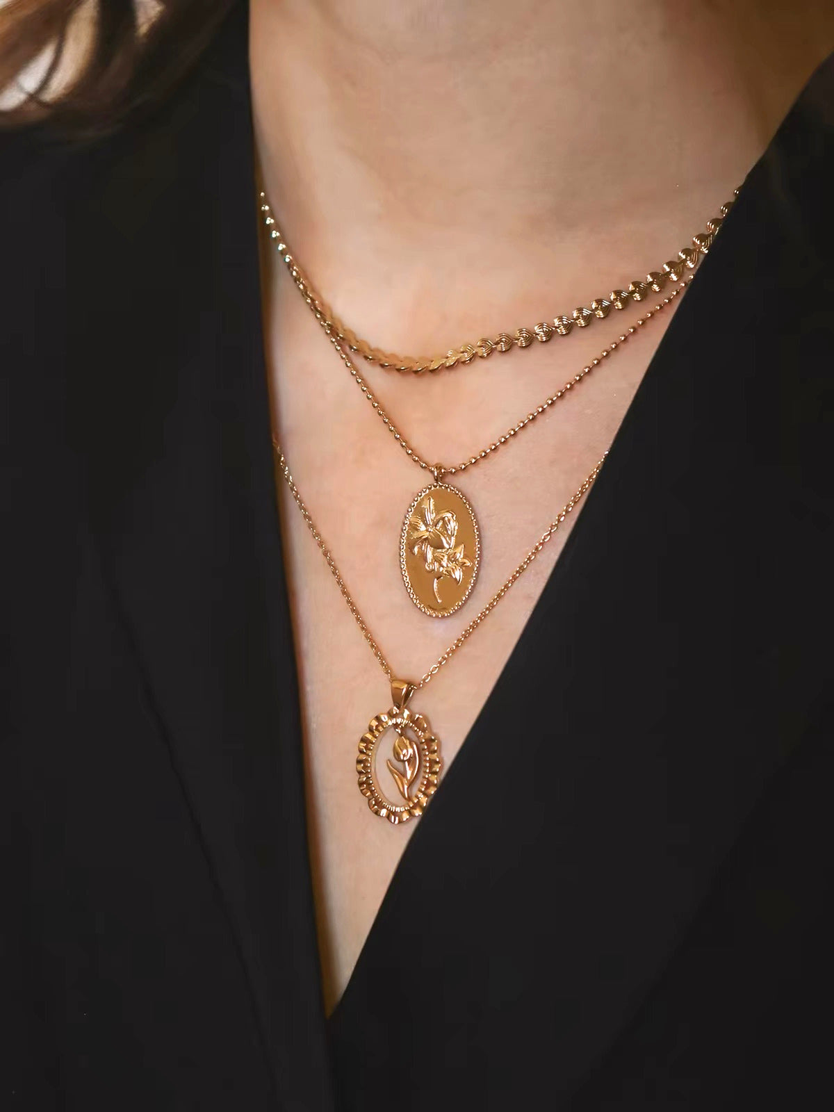 Bloom Medallion Necklace