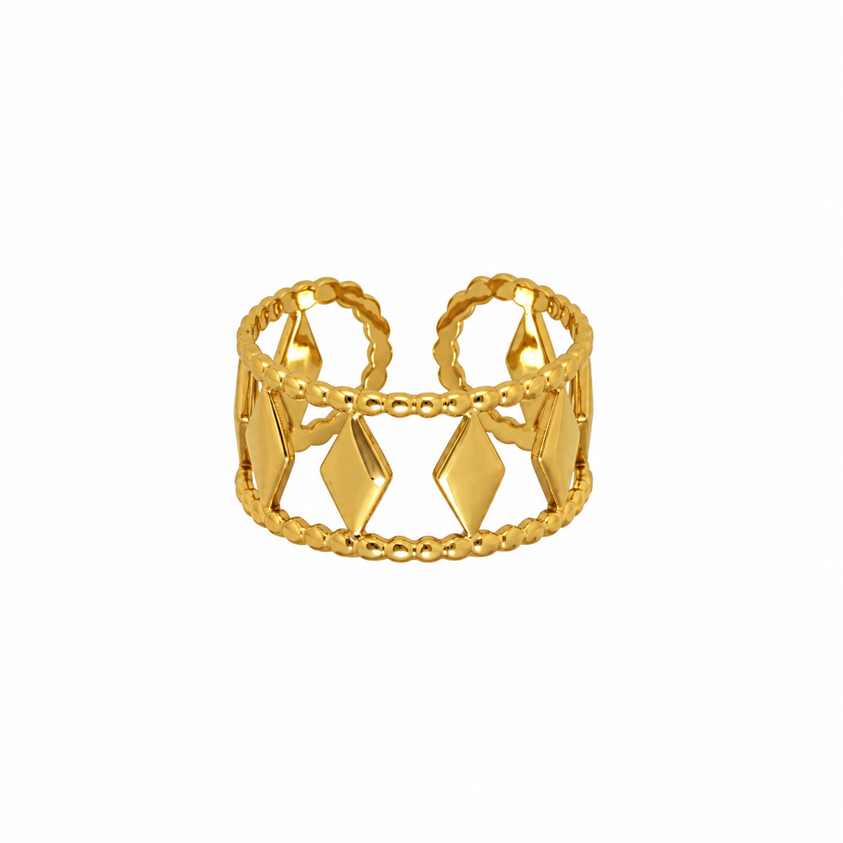 Harlequin Lattice Ring