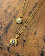 Mediterranean Spirit Duo – Turquoise Horizon & Ocean Guardian Necklaces