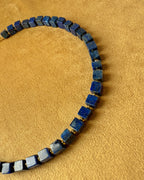 Lapis Cube Power Necklace