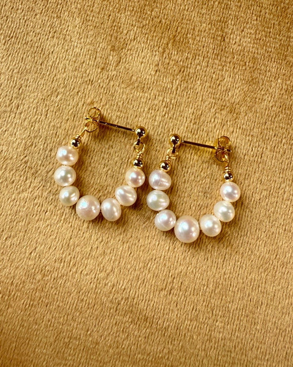 Pure Pearl Hoops – Freshwater | Refla Jewels – ReflA: