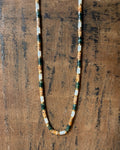 Siena Forest Path natural stone beaded necklace