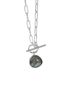 Labradorite Toggle Chain Necklace