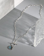 Labradorite Toggle Chain Necklace