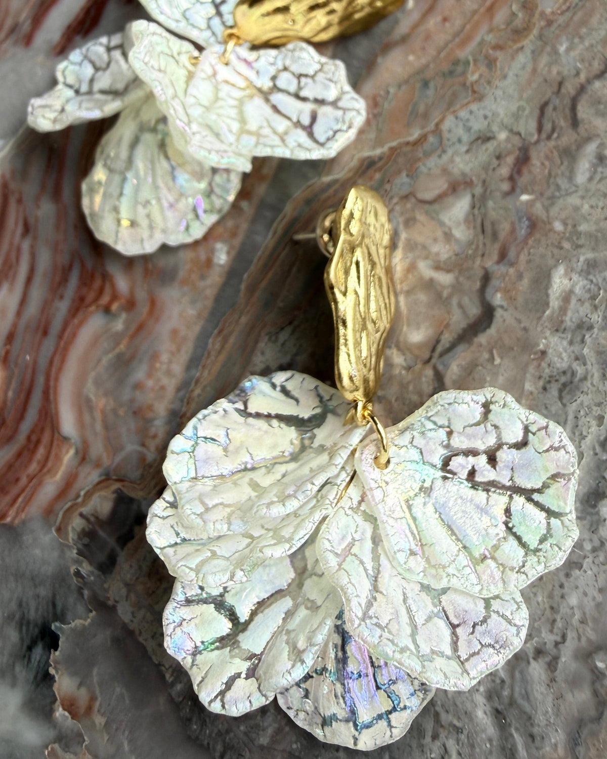 Ocean Petal Earrings