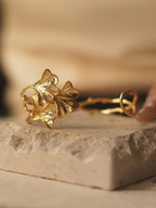 Ginkgo Leaf Bangle