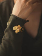 Ginkgo Leaf Bangle