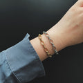 Orbit Link Chain Bracelet – Gold / Silver