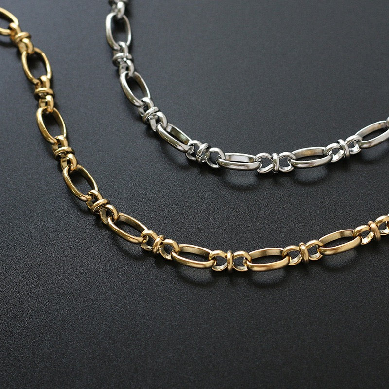 Orbit Link Chain Bracelet – Gold / Silver