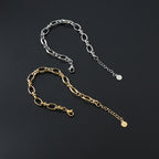 Orbit Link Chain Bracelet – Gold / Silver