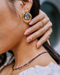 Abalone Orbit Earrings