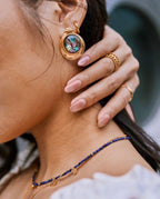 Abalone Orbit Earrings