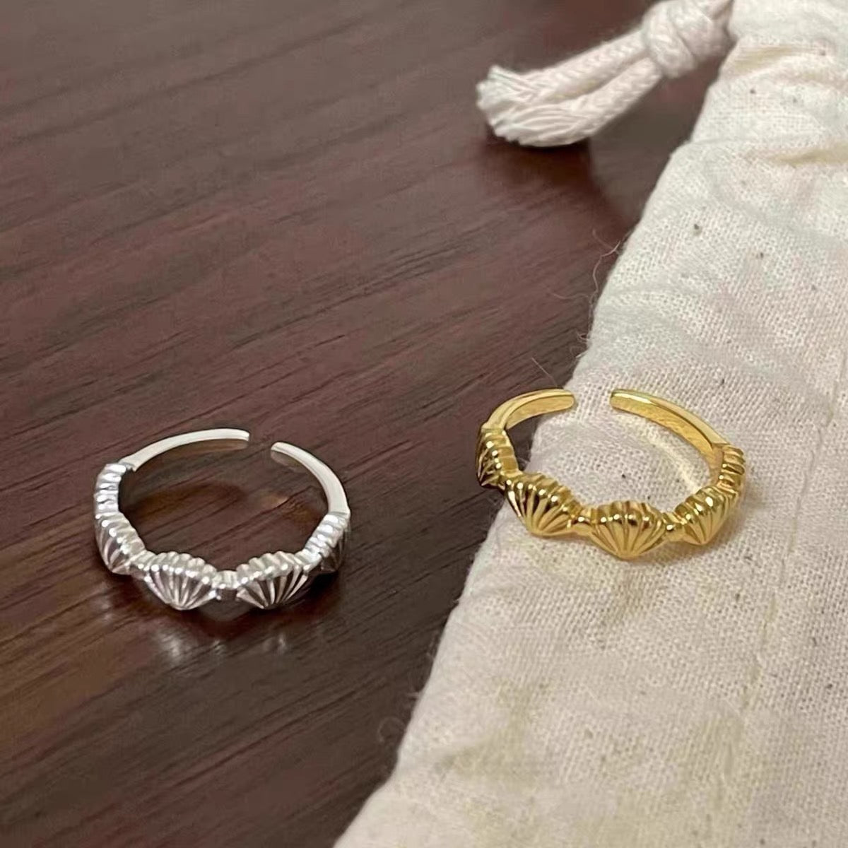 Shell Texture Ring