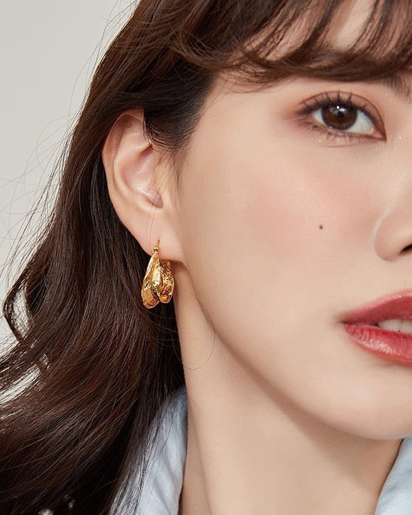 Molten Gold Hoops