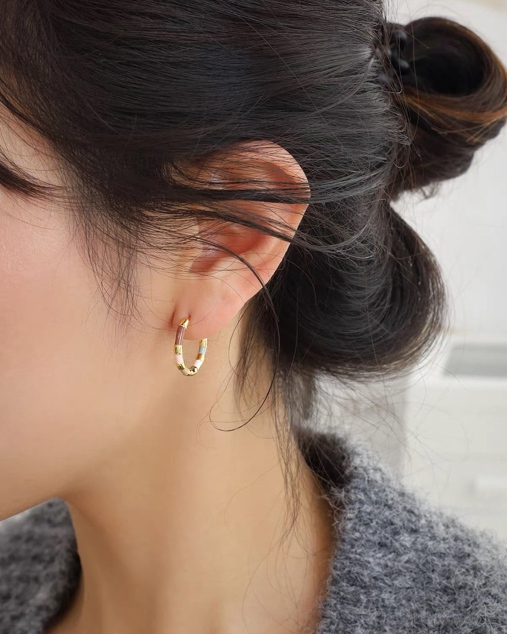 Colorline Enamel Hoops