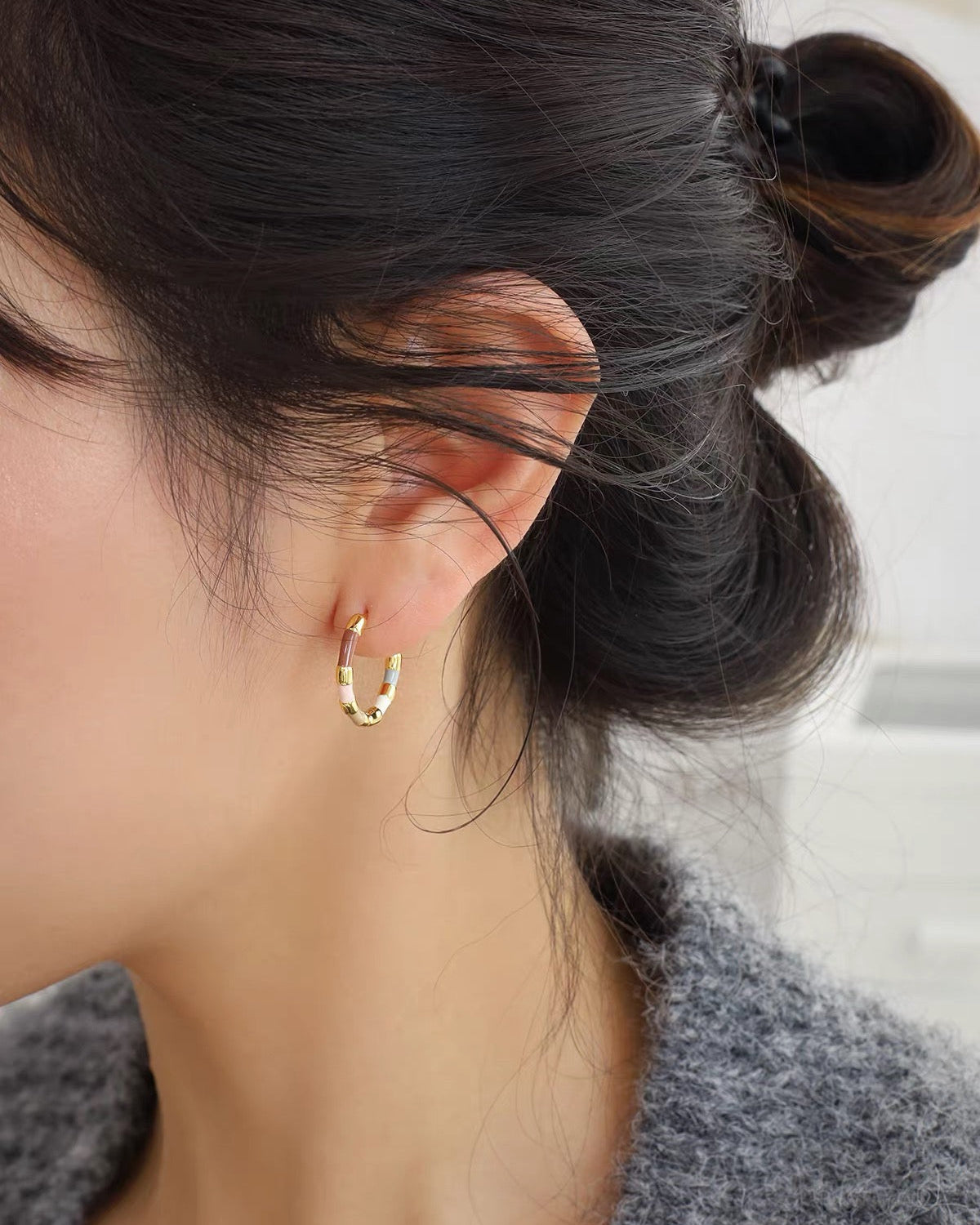 Colorline Enamel Hoops