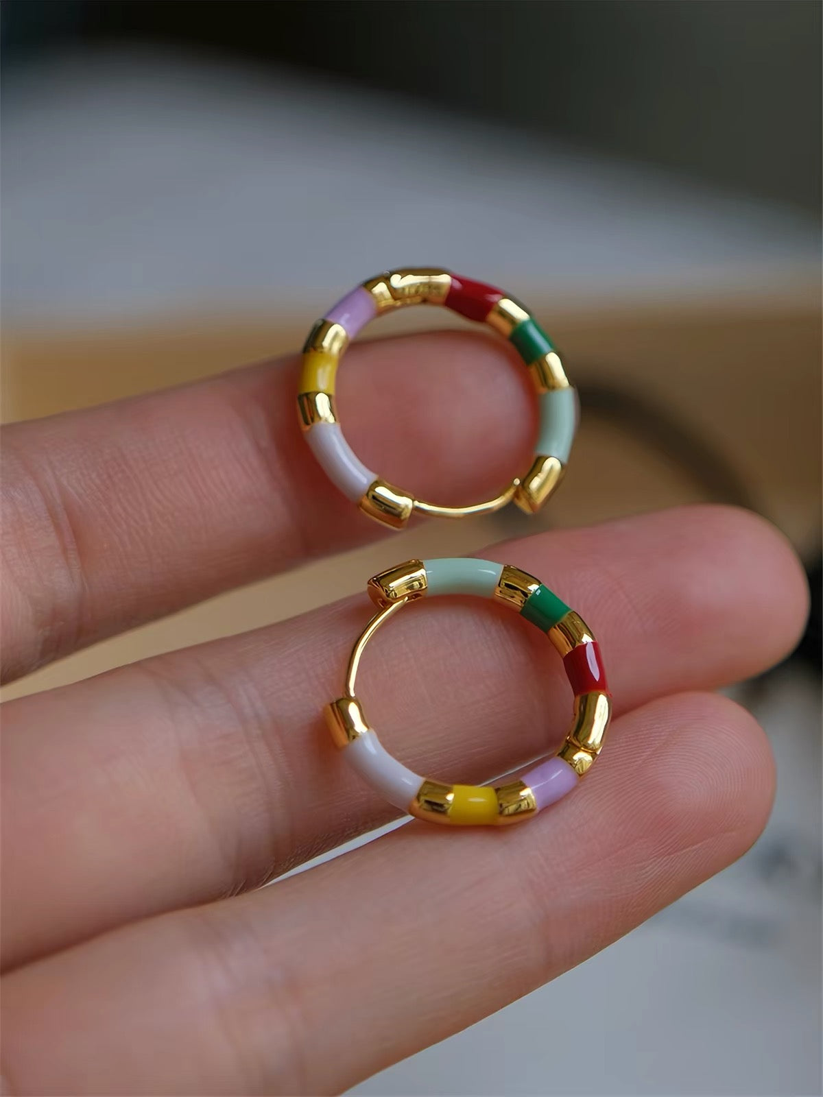 Colorline Enamel Hoops