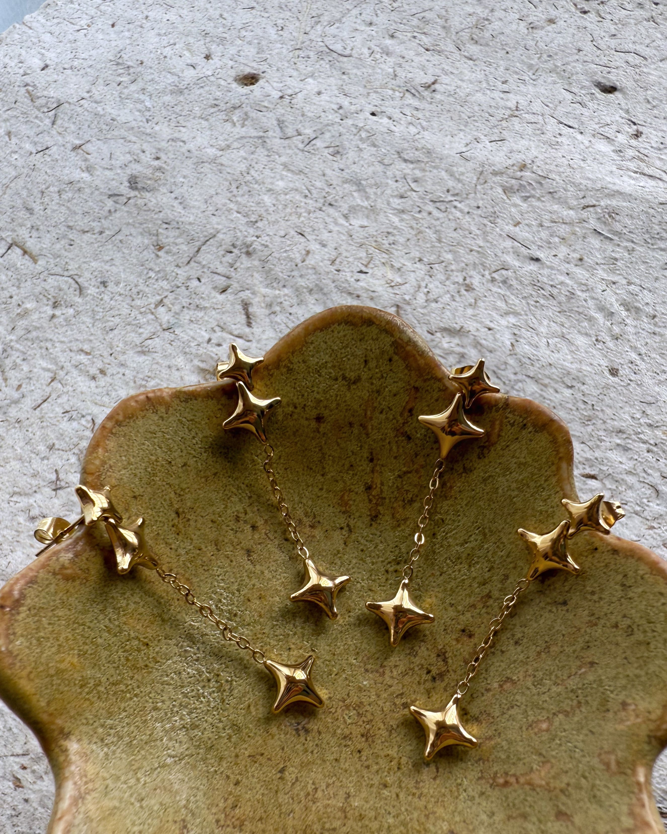 Twinkle Star Set (Earrings + Necklace)