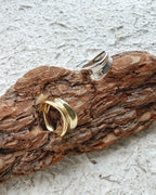 Sculptural open ring with fluid curves – Refla Driftform Ring