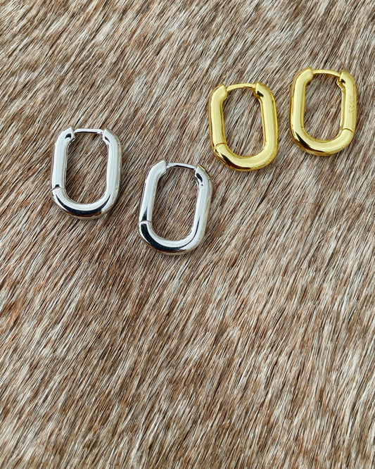 Eterna Square Hoops (Small)