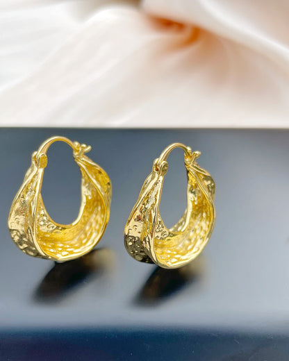 Molten Gold Hoops