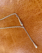 Silver Drop Necklace