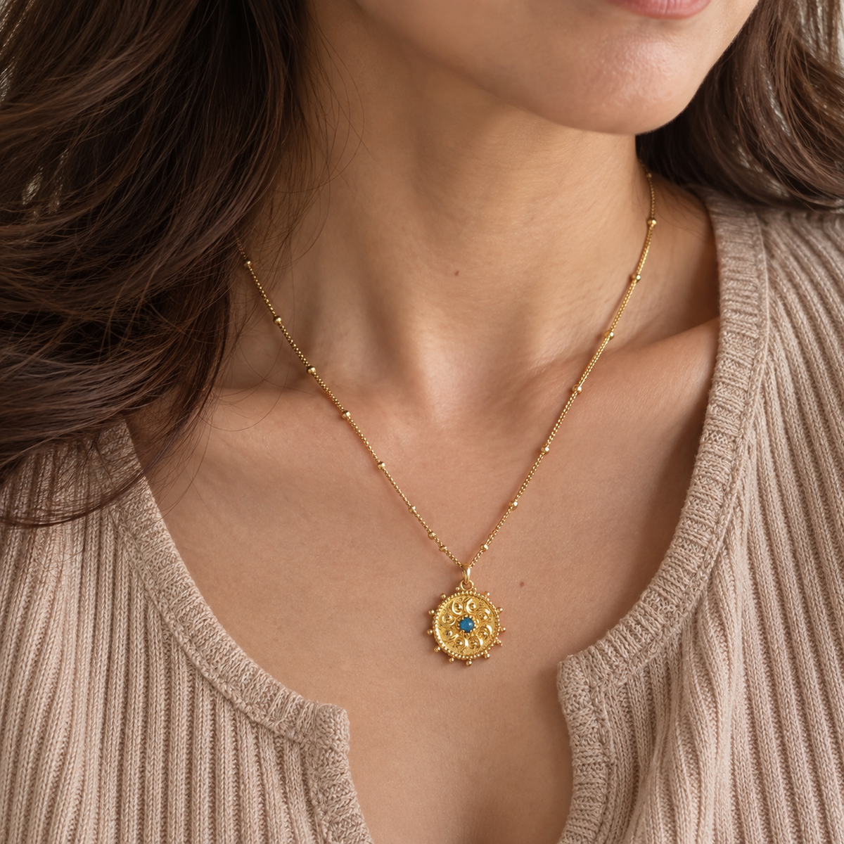 Oria Turquoise Necklace