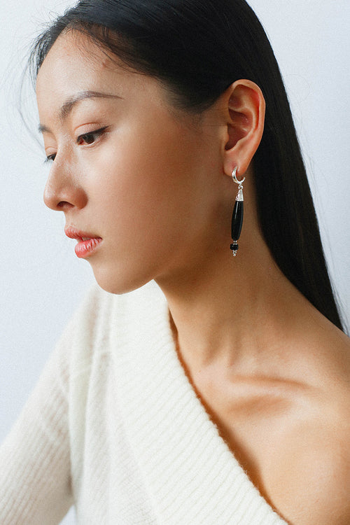 Amara Agate Drop Earrings