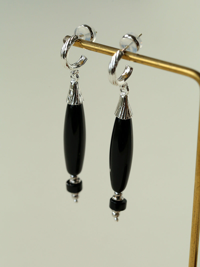 Amara Agate Drop Earrings