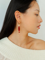 Amara Agate Drop Earrings
