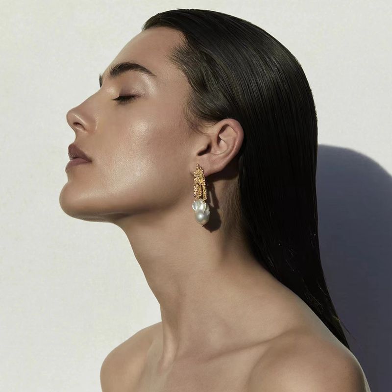 Reef Relic Pearl Earrings