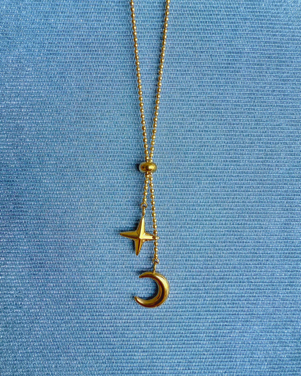 Celestial star moon necklace by ReflA