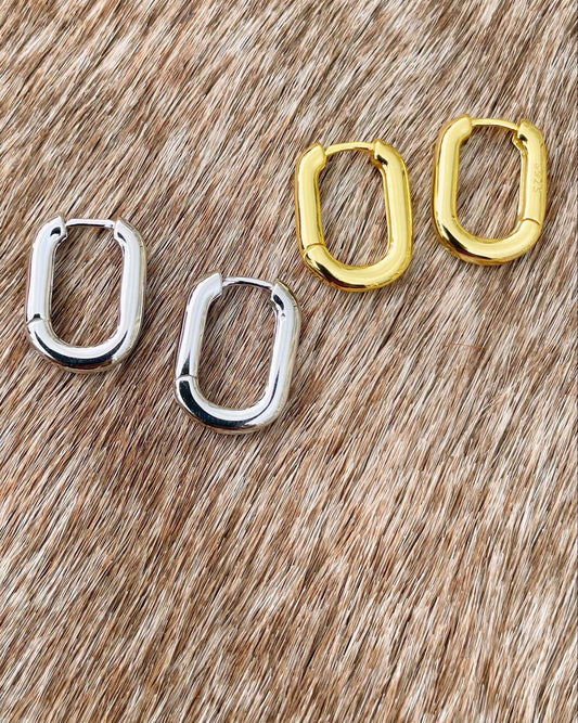 Eterna Square Hoops (Small)