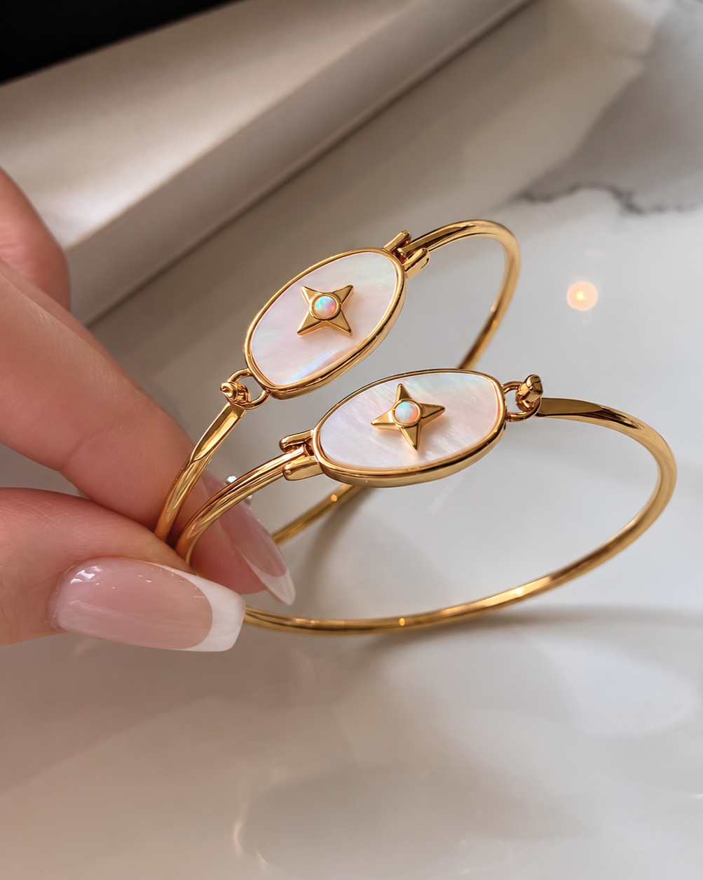 Celeste Star Bangle
