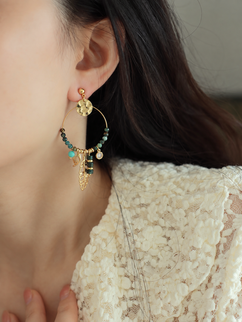 Dreamcatcher Feather Earrings