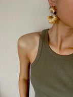 Twin Ginkgo Flow Earrings