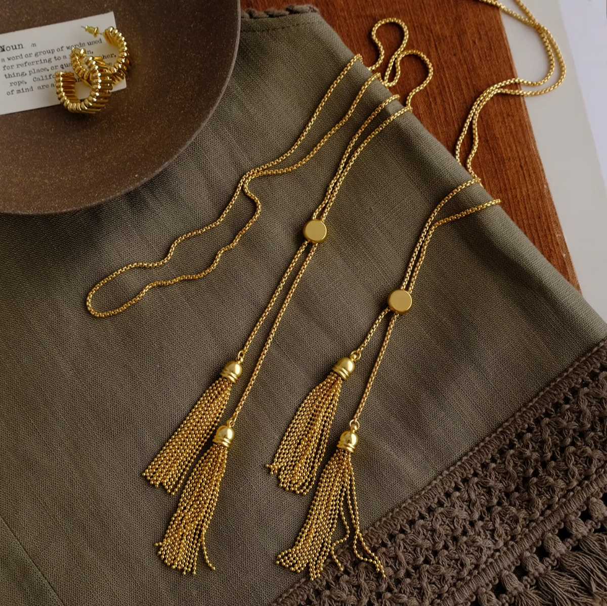 Golden Cascade Tassel