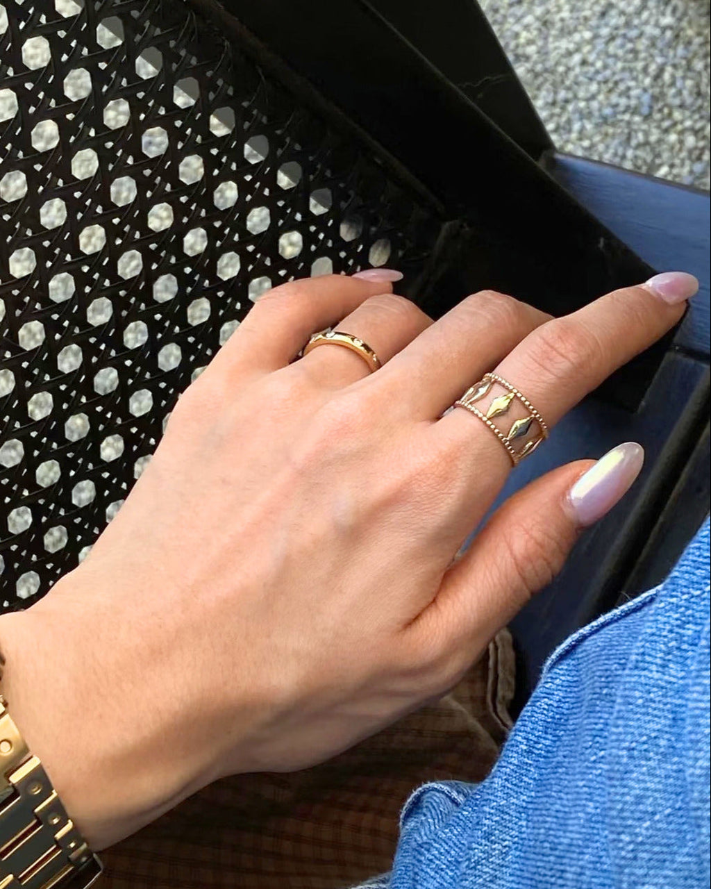 Harlequin Lattice Ring