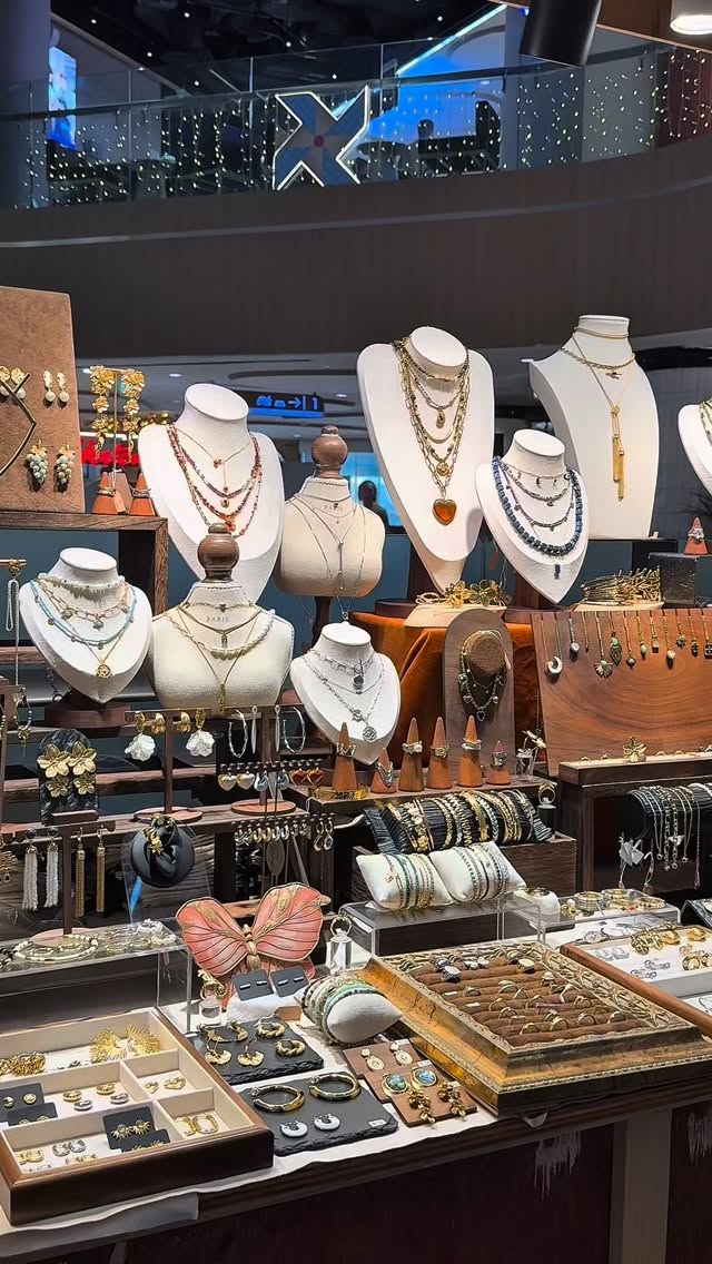 ReflA jewellery display at a Singapore pop-up