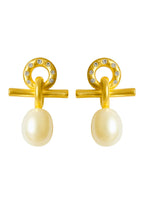 Pearl Orbit Earrings