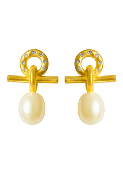Pearl Orbit Earrings